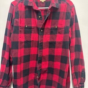True Craft Red and Black Checkered Shirt